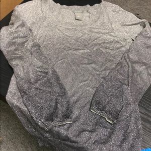 Ombré sparkle sweater